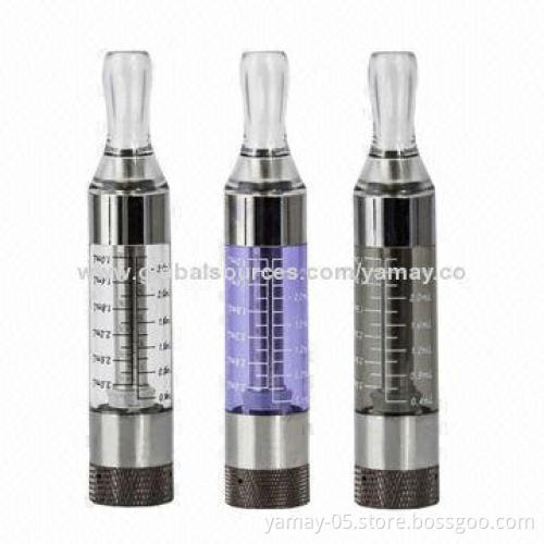 Electronic Cigarette T3S Clearomizers/Atomizers, 100% No Leaking, 76x14mm